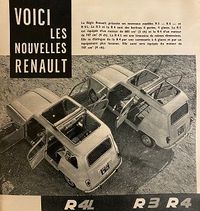 La Quatrelle Renault4onTour Modelle